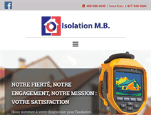 Tablet Screenshot of isolationmb.com
